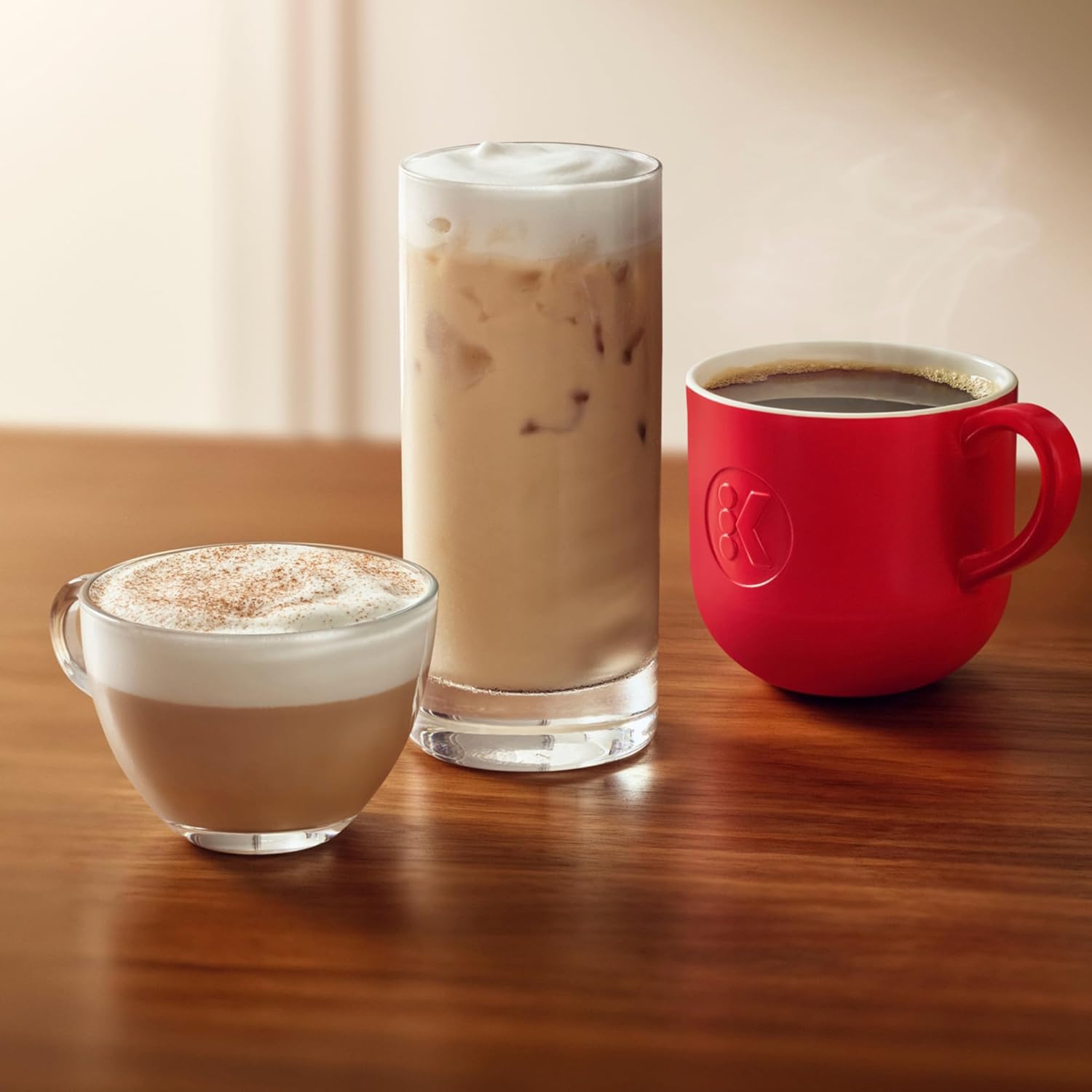 Keurig K-Cafe K-Duo Single Serve Coffee, Latte and Cappuccino Maker, 32 K-Cup Pods, Dark Charcoal