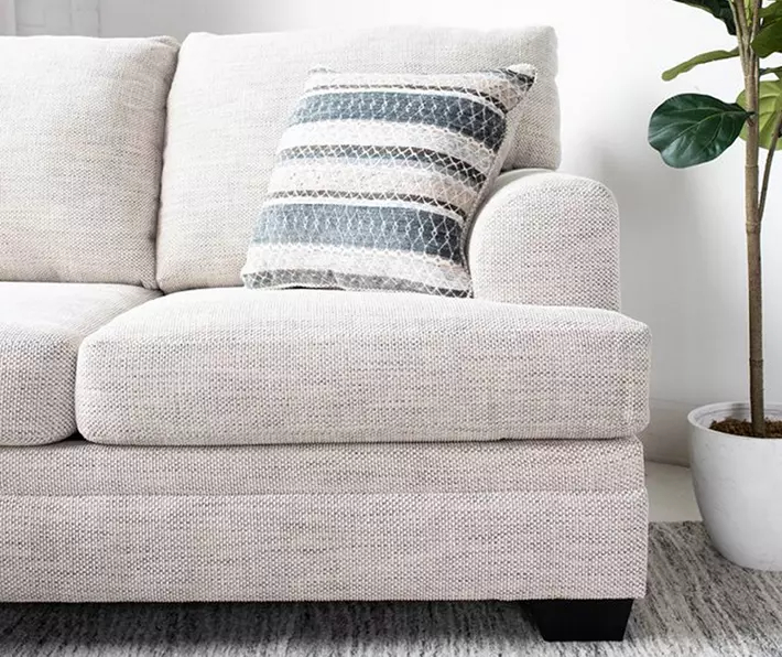 Mabella Cream Sofa Chaise