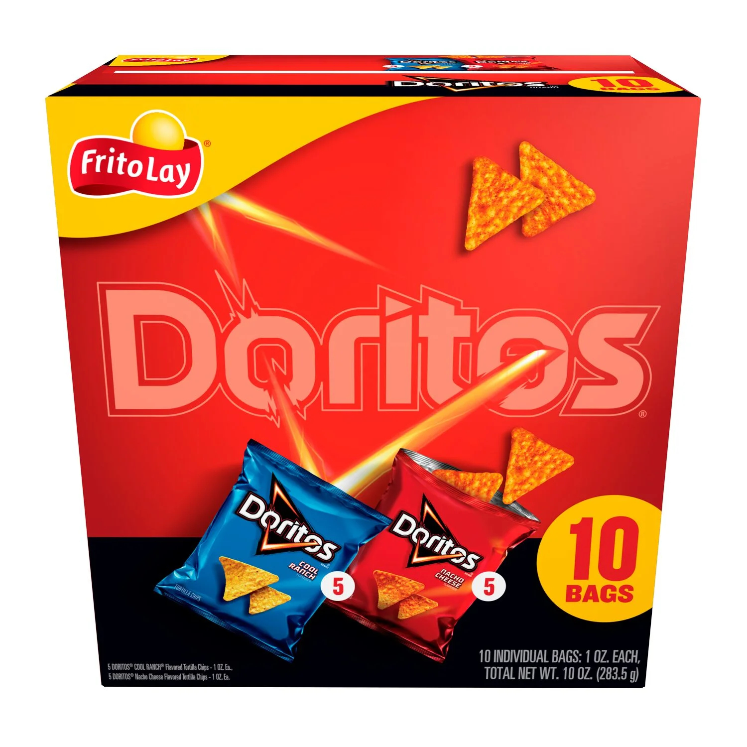Doritos Tortilla Chips Variety Pack, 1 oz, 10 Count