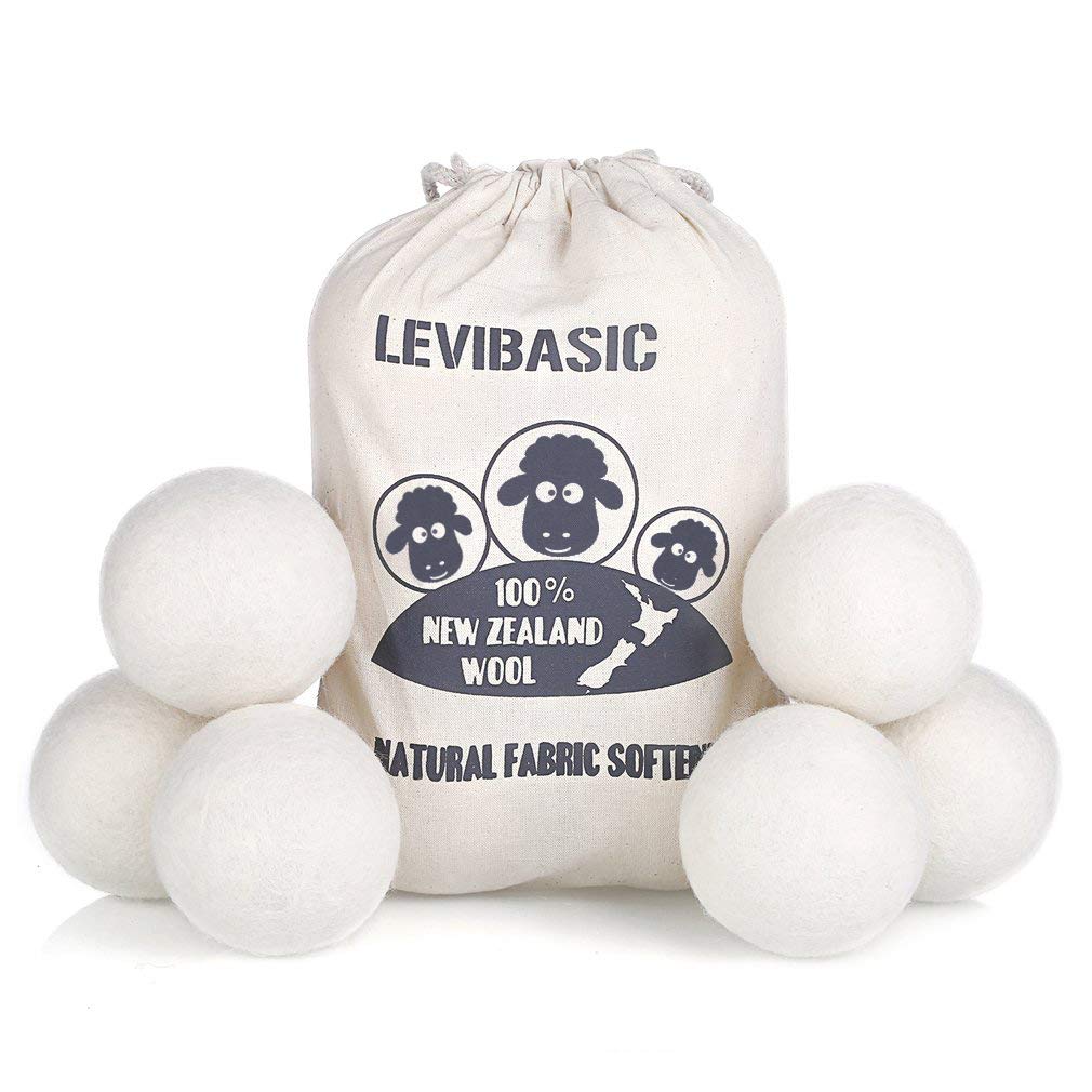 Wool Dryer Balls 6 Pack XL, 3
