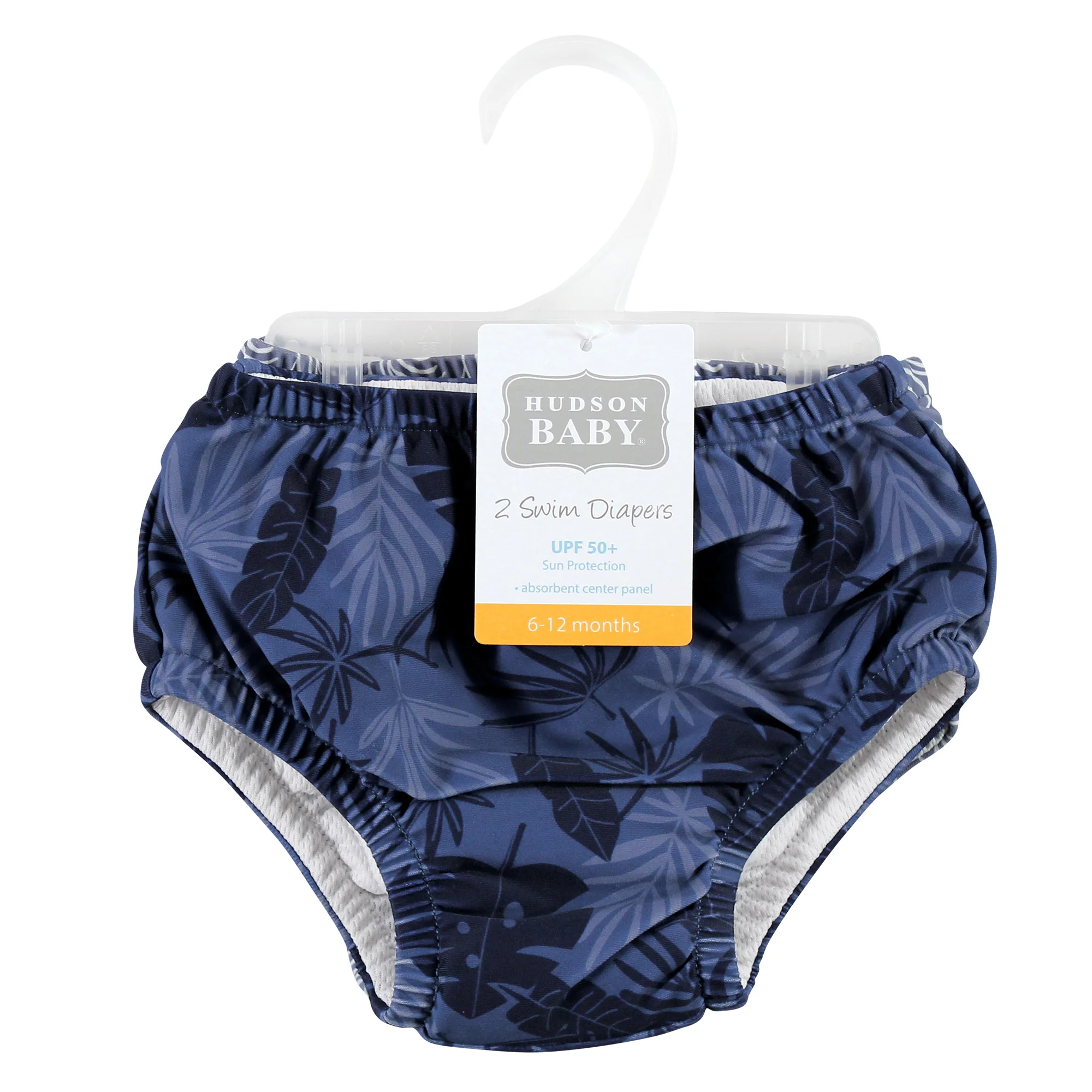 Hudson Baby Infant Boy Swim Diapers, Tropical