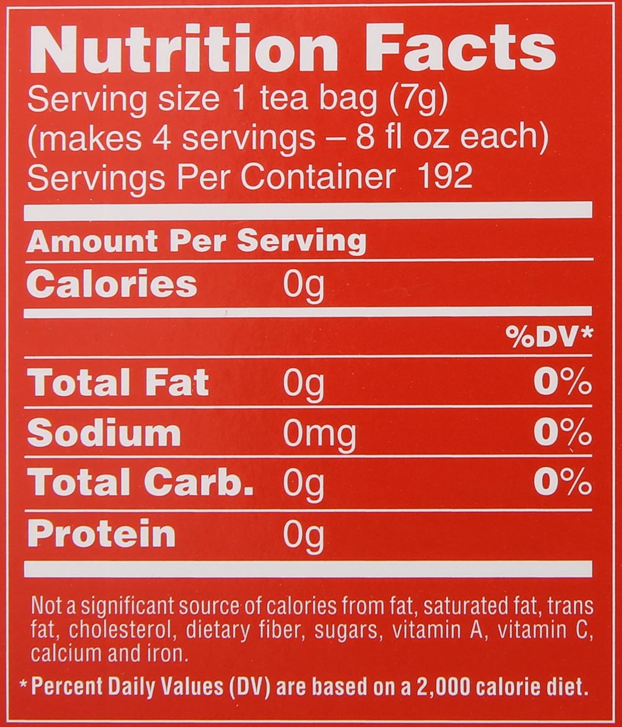 Luzianne Unsweetened Iced Tea Bags, Gallon Size, 24ct Box (Pack of 1)