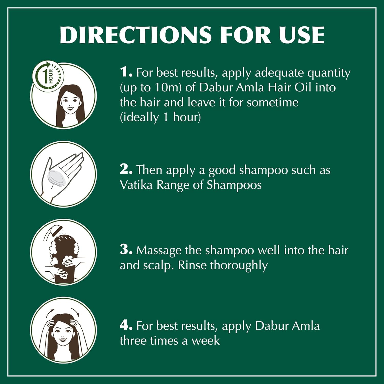 Dabur Amla Hair Oil - Nourishing Indian Oil for Men & Women, for Healthy, Moisturized Hair and Scalp (300ml)