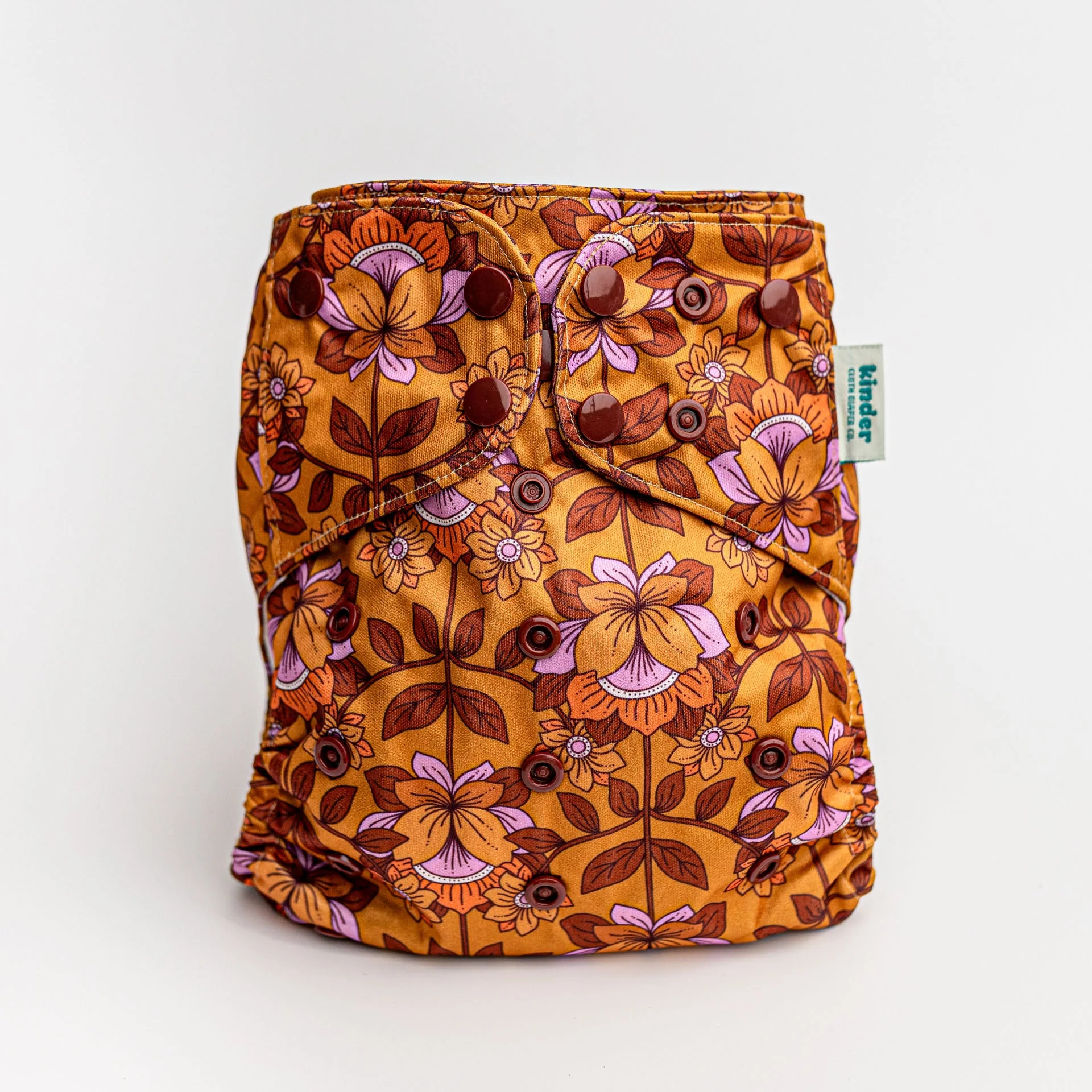 Kinder Cloth Diaper Co. Patterned Pocket Cloth Diaper with Athletic Wicking Jersey