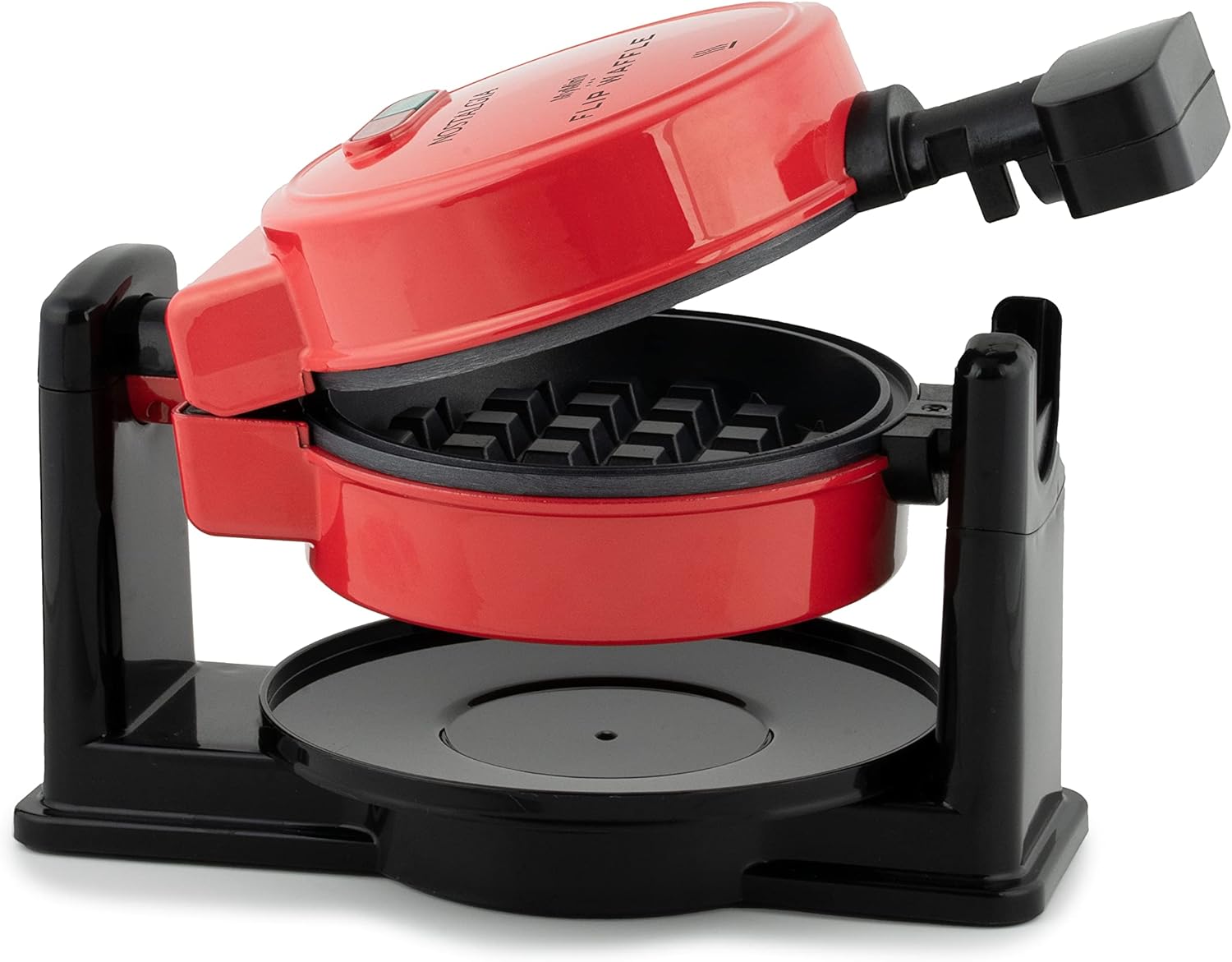 Nostalgia MyMini Cars and Trucks Shape Electric Waffle Maker, 5-Inch Non-Stick Griddle for Waffles, Hash Browns, Eggs, and More, Yellow