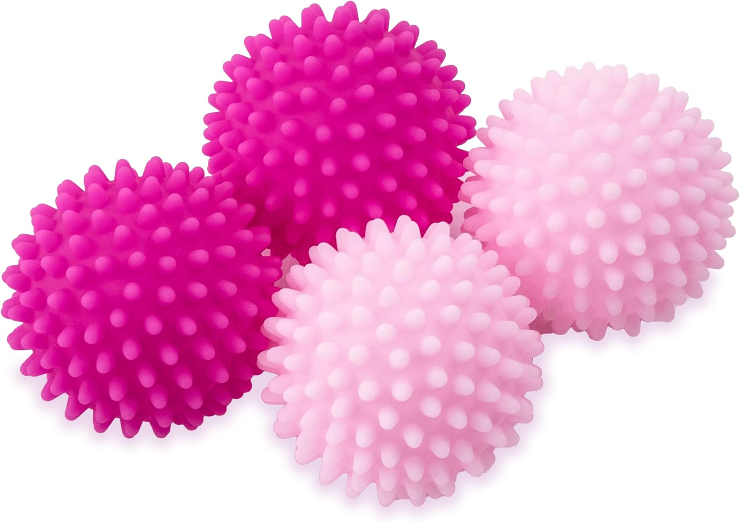 S&T INC. Reusable Dryer Balls, Fabric Softener for Laundry, Blue, 2.5 in, 6 Pack