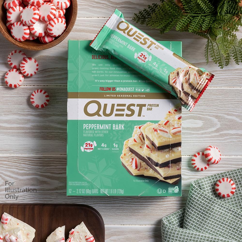 Peppermint Bark Protein Bars
