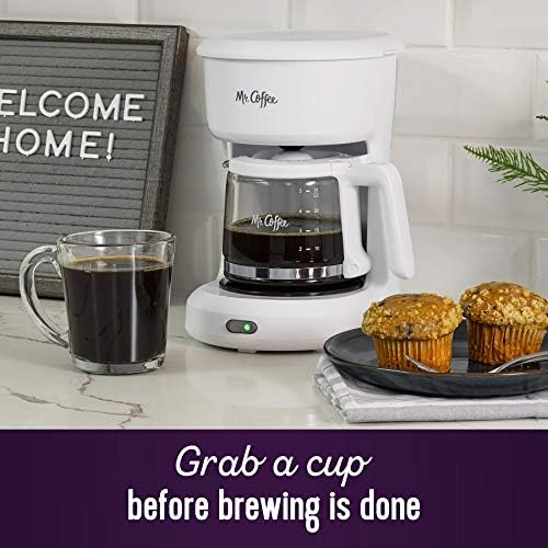 Mr. Coffee® 5-Cup Mini Brew Switch Coffee Maker, Black