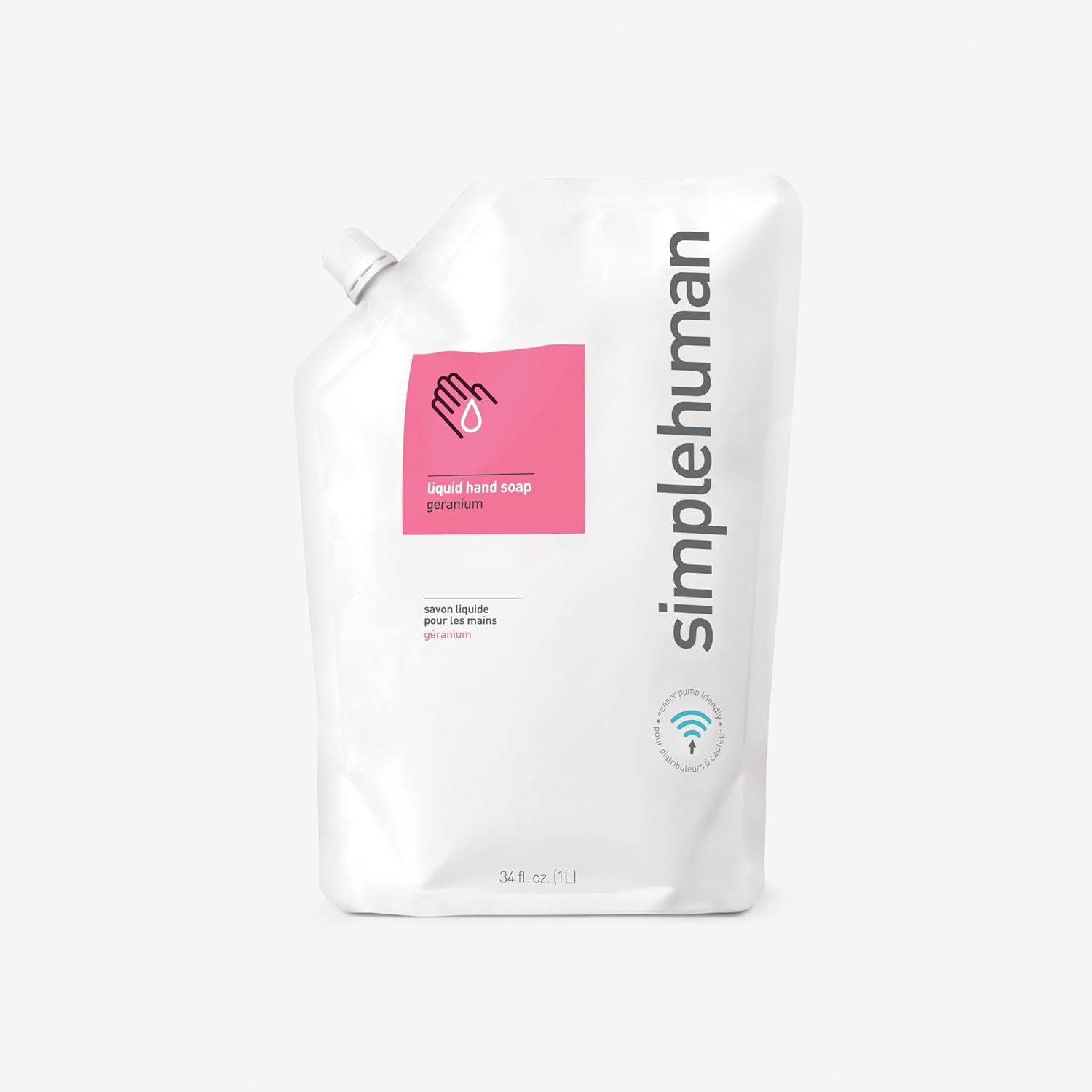 simplehuman Lavender Moisturizing Liquid Hand Soap Refill Pouch, 34 Fl. Oz.