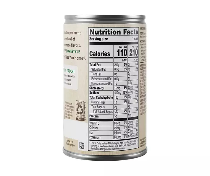 Campbell's Homestyle Healthy Request Savory Chicken and Rice Soup, 16.1 OZ Can