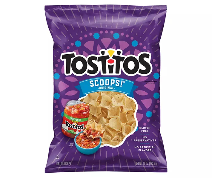 Tostitos Scoops Tortilla Chips Original 10 Oz