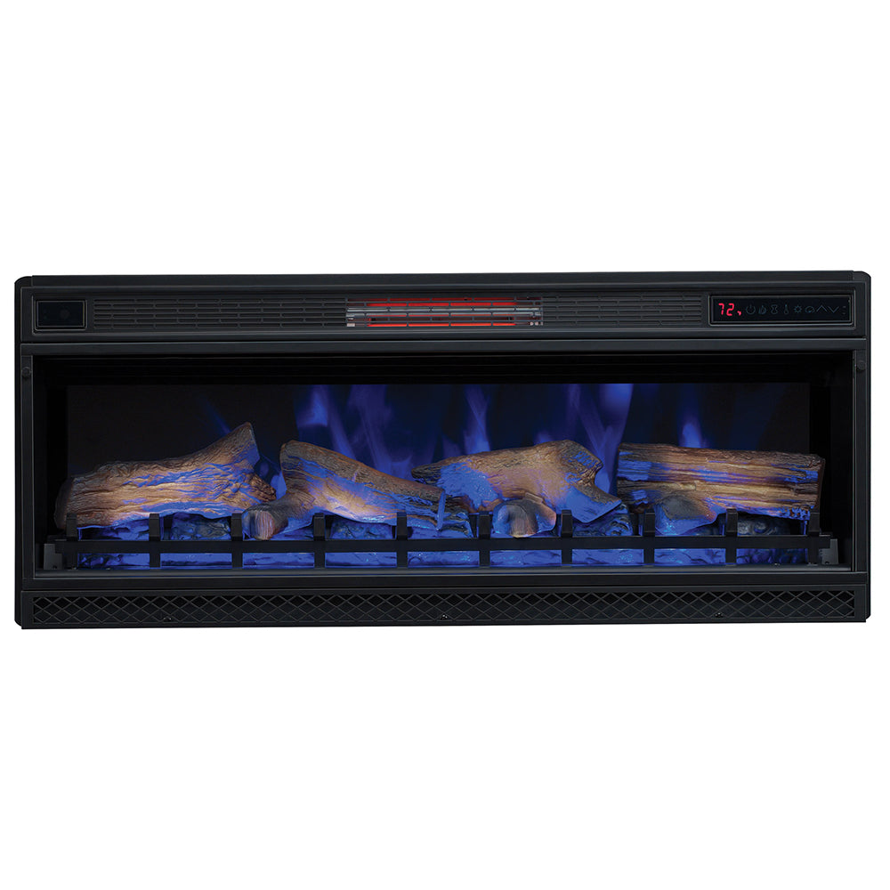 Berkeley 76-In Infrared Electric Fireplace TV Stand in Spanish Gray - 42MM6018-I614