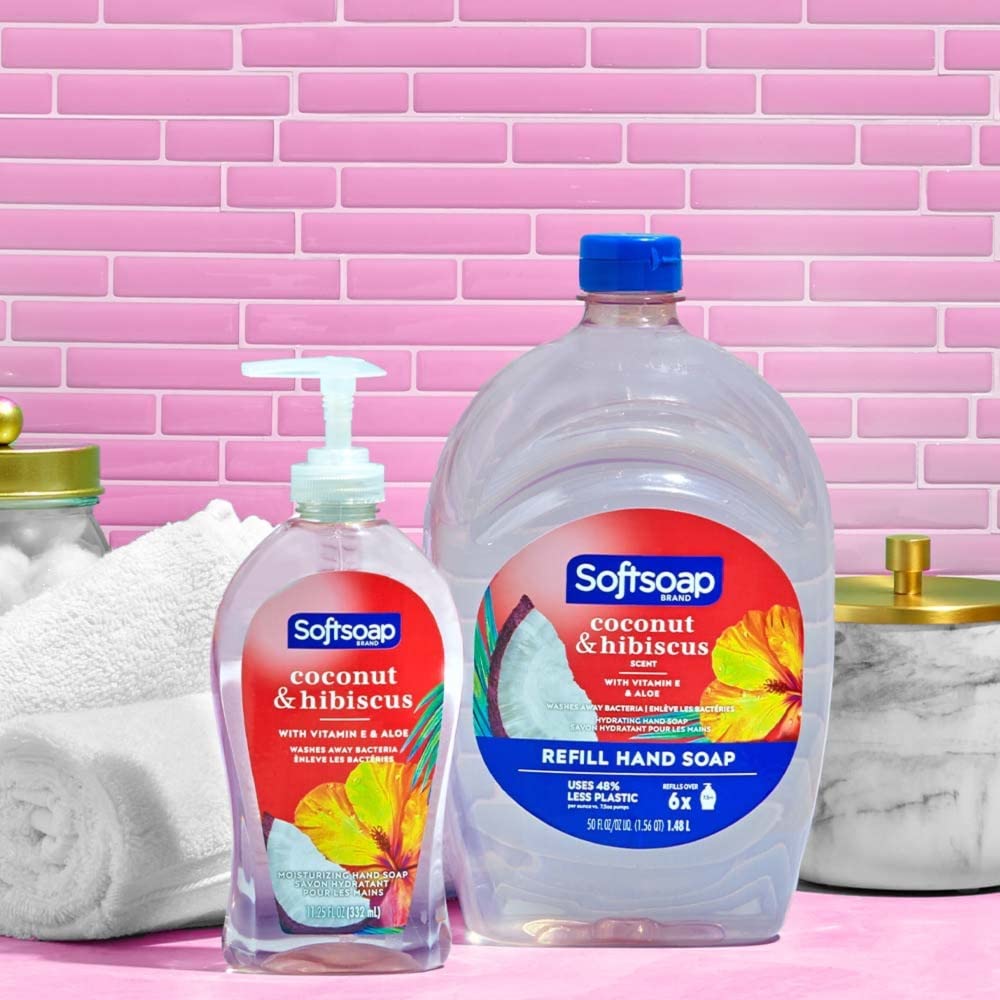 Softsoap Antibacterial Liquid Hand Soap, Fresh Citrus Scent Hand Soap, 11.25 Ounce, 6 Pack