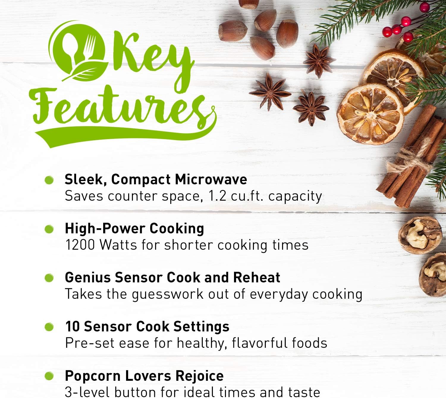 Panasonic Microwave Oven NN-SN686S Stainless Steel Countertop/Built-In with Inverter Technology and Genius Sensor, 1.2 Cubic Foot, 1200W