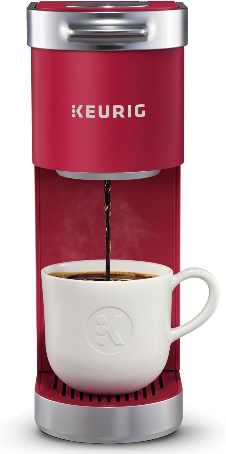 Keurig K-Mini Plus Single Serve K-Cup Pod Coffee Maker, with 6 to 12oz Brew Size, Stores up to 9 K-Cup Pods, Travel Mug Friendly, Matte Black