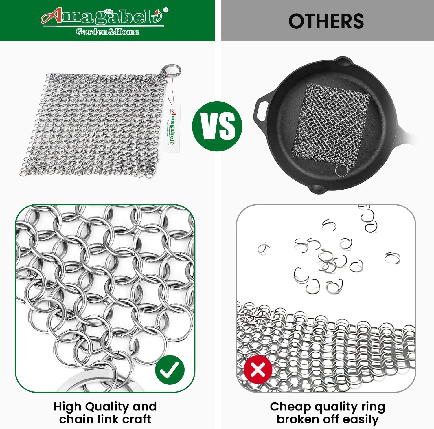 Amagabeli Cast Iron Cleaner 8