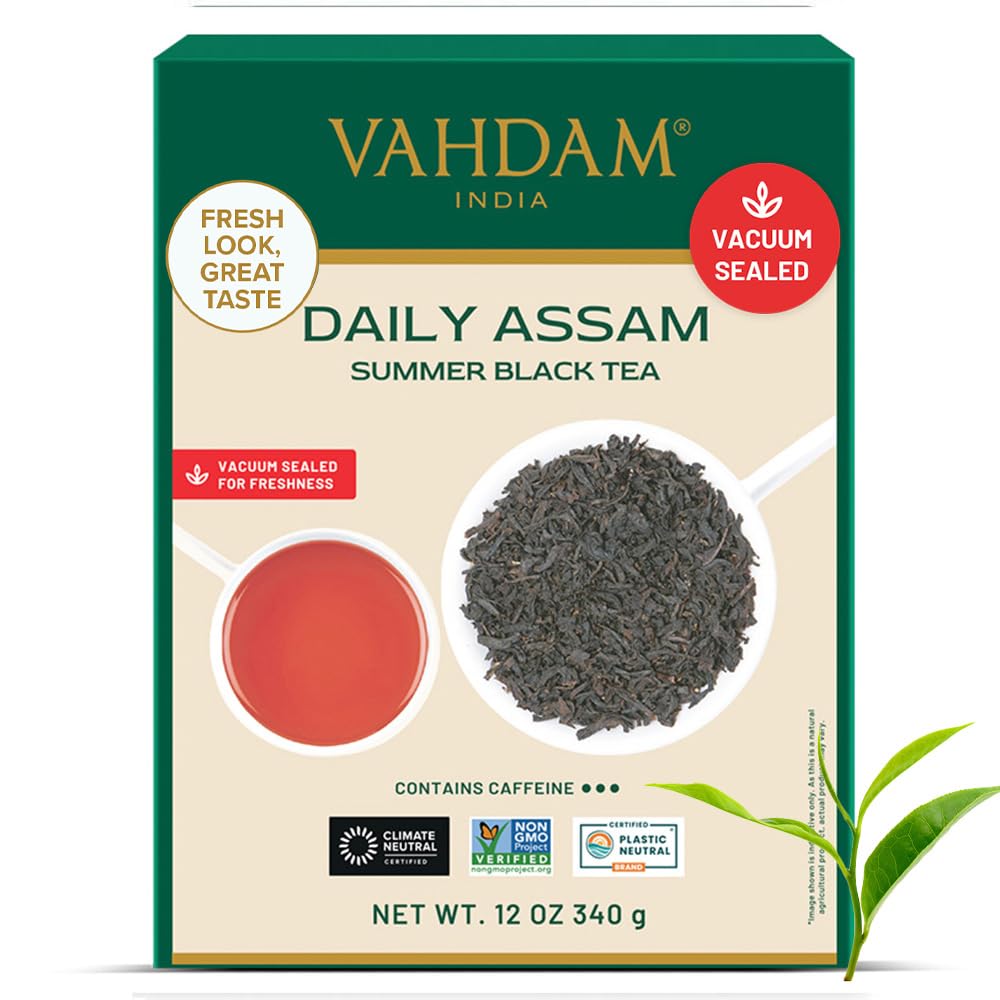 VAHDAM, Organic Turmeric Ginger Herbal Tea Bags (100 Pyramid Tea Bags) Caffeine Free, Non GMO, Gluten Free | 100% Pure Herbal Blend - Savory & Spicy | Plant-Based Tea Bags | Resealable Ziplock Pouch