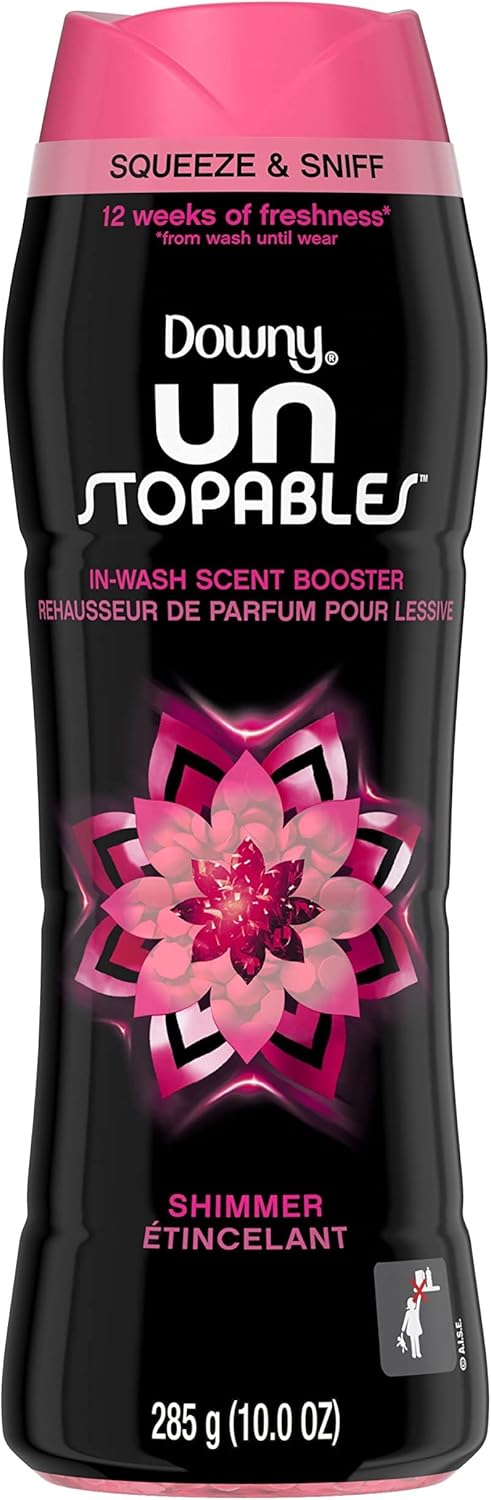 Downy Unstopables In Wash Scent Booster Beads, Fresh Scent, 24 oz, Downy Scent Booster Beads, Unstoppable Laundry Beads, Odor Protection