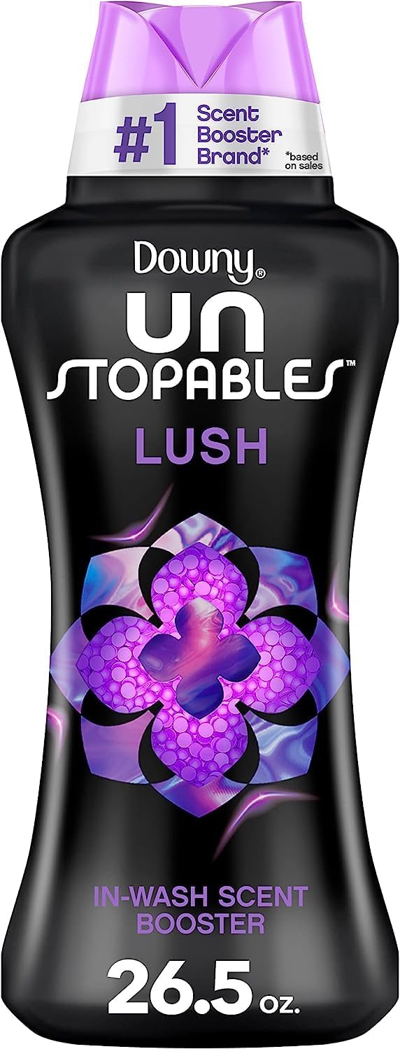 Downy Unstopables In Wash Scent Booster Beads, Fresh Scent, 24 oz, Downy Scent Booster Beads, Unstoppable Laundry Beads, Odor Protection