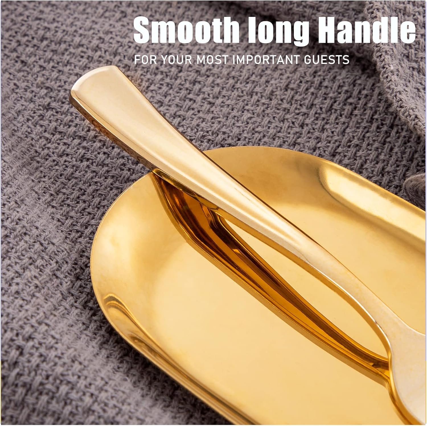 WDF300 Pieces Gold Plastic Silverware - Heavy Duty Disposable Gold Cutlery Set Plastic Gold Silverware Set Plastic Includes 100 Forks, 100 Spoons, 100 Knives