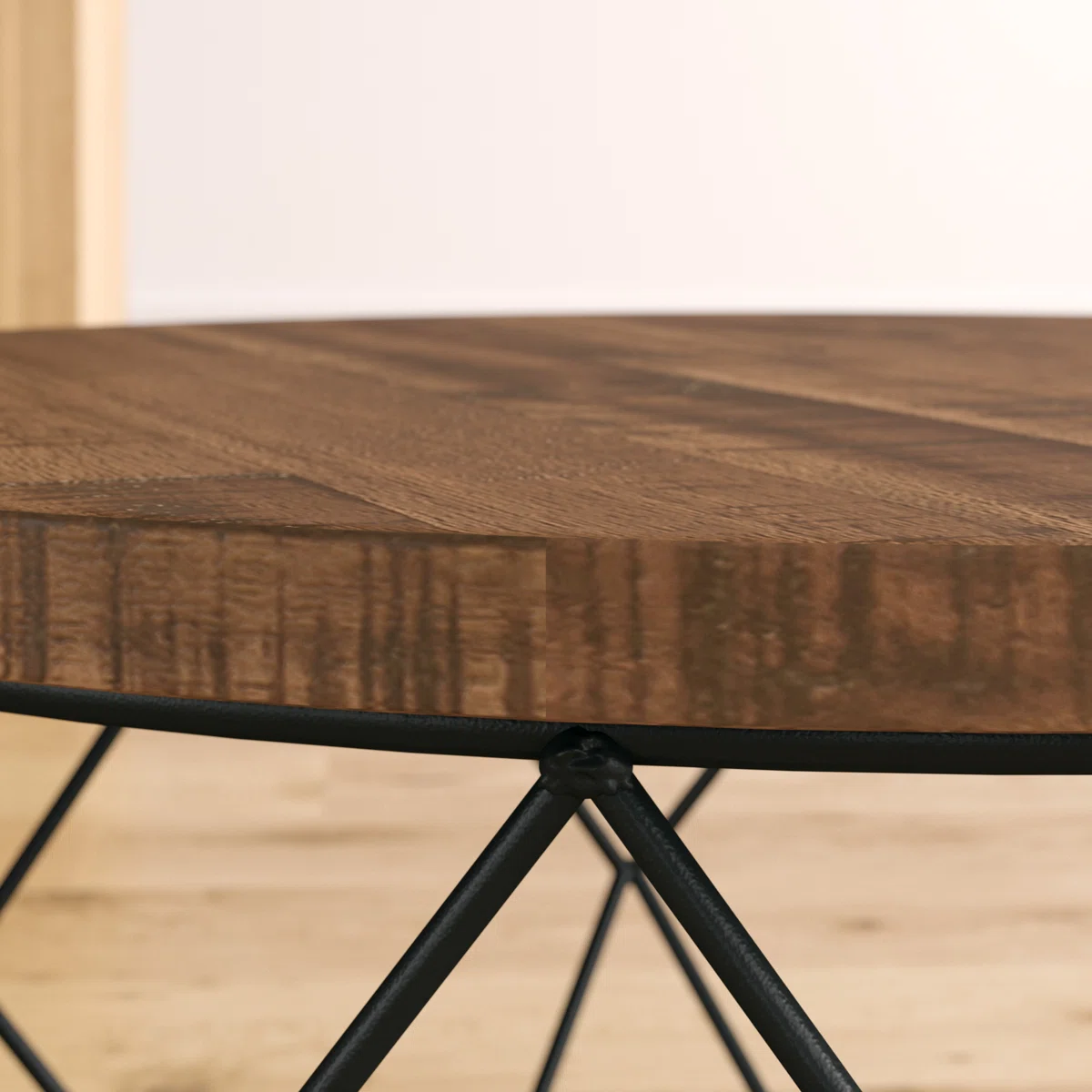 Lupi Solid Wood Top Coffee Table