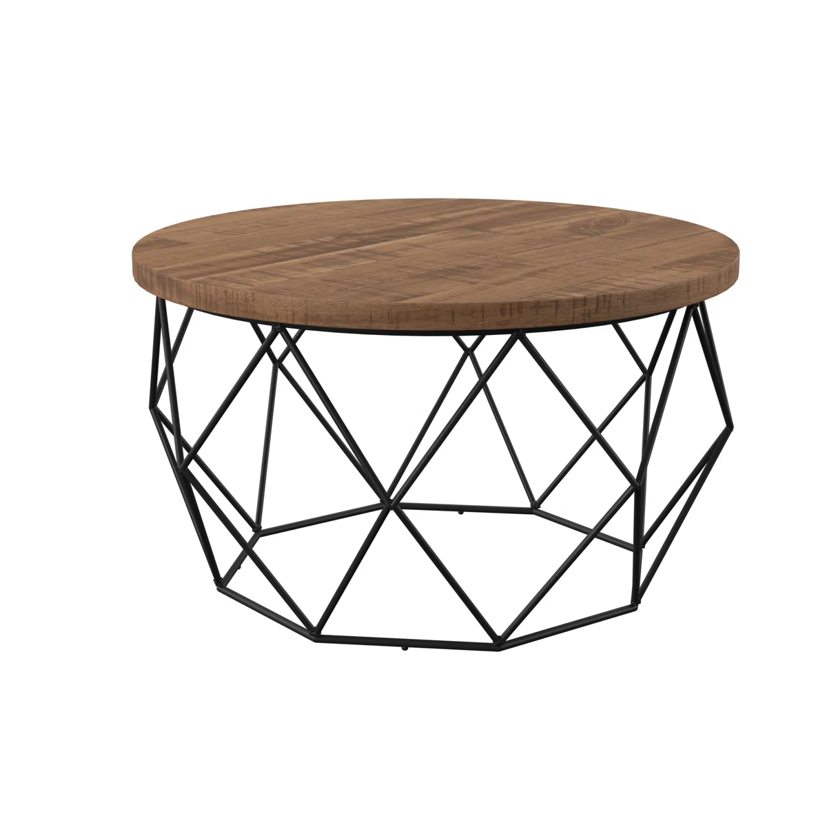 Lupi Solid Wood Top Coffee Table
