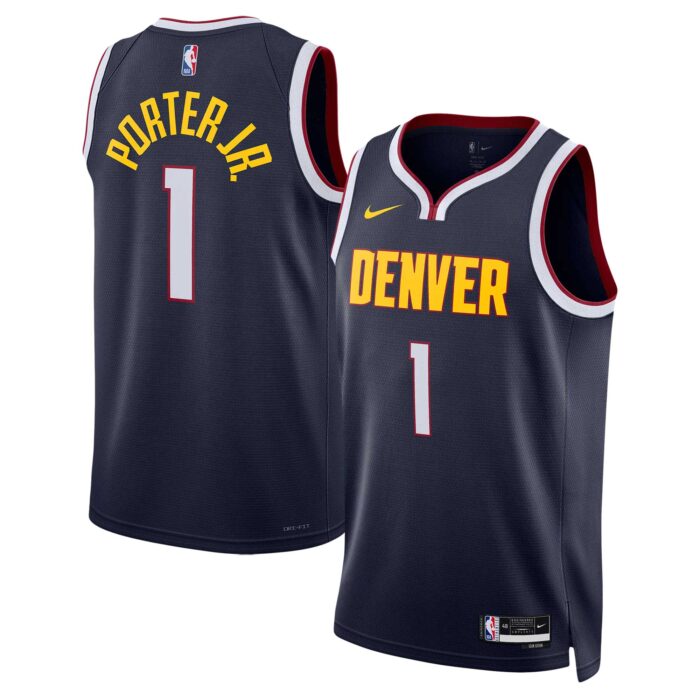 Unisex Denver Nuggets Michael Porter Jr. Nike Navy Swingman Jersey – Icon Edition