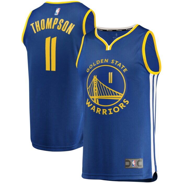 Men’s Fanatics Klay Thompson Royal Golden State Warriors Fast Break Replica Player Jersey – Icon Edition