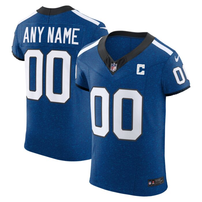 Men’s Indianapolis Colts Nike Royal Vapor F.U.S.E. Elite Custom Jersey