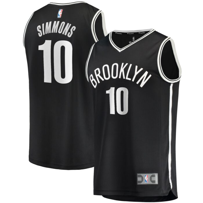 Youth Brooklyn Nets Ben Simmons Fanatics Black Fast Break Replica Player Jersey – Icon Edition