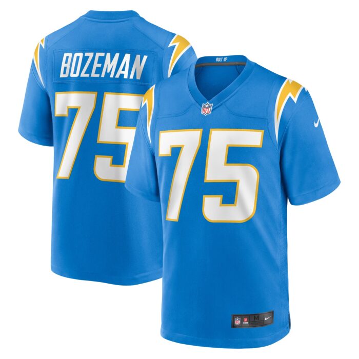 Men’s Los Angeles Chargers Bradley Bozeman Nike Powder Blue Game Jersey