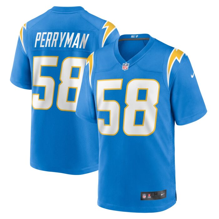 Men’s Los Angeles Chargers Denzel Perryman Nike Powder Blue Game Jersey