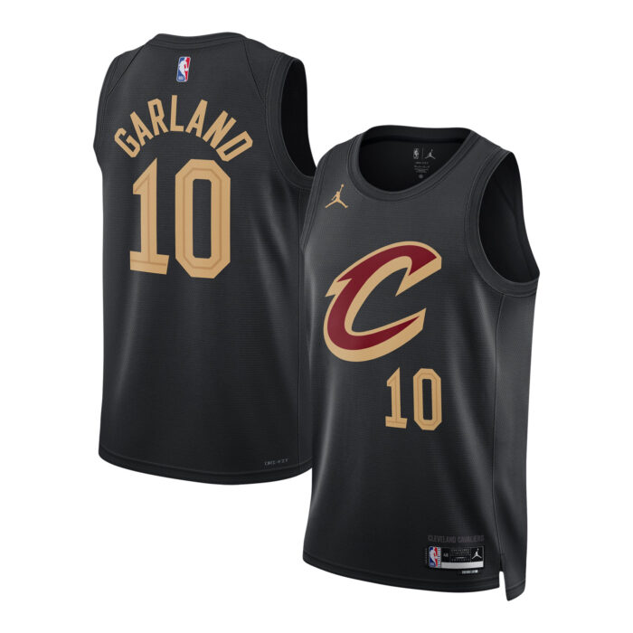 Unisex Cleveland Cavaliers Darius Garland Jordan Brand Black Swingman Jersey – Statement Edition