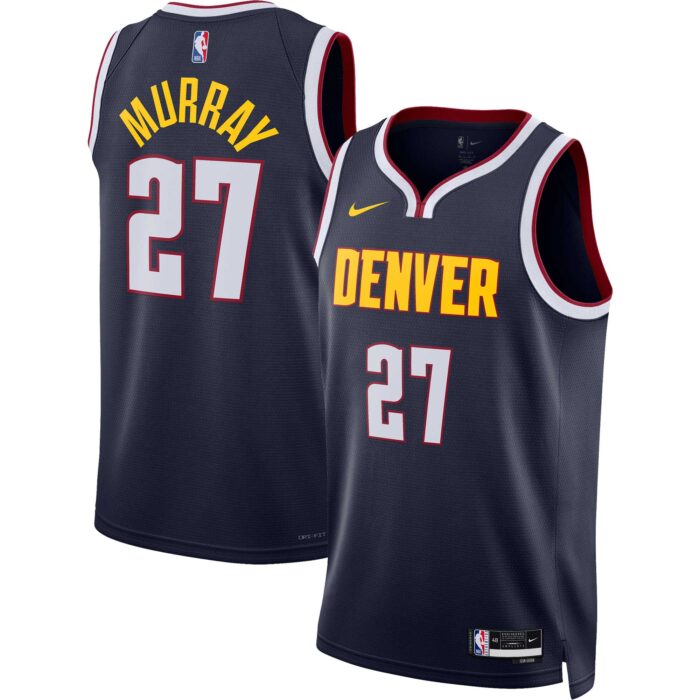 Unisex Denver Nuggets Jamal Murray Nike Navy Swingman Jersey – Icon Edition