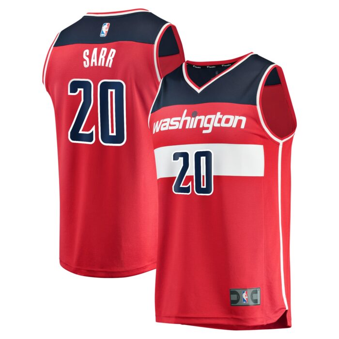 Youth Washington Wizards Alexandre Sarr Fanatics Red Fast Break Replica Player Jersey – Icon Edition