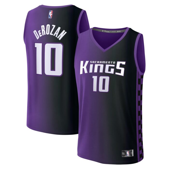 Youth Sacramento Kings DeMar DeRozan Fanatics Purple Fast Break Replica Player Jersey – Statement Edition