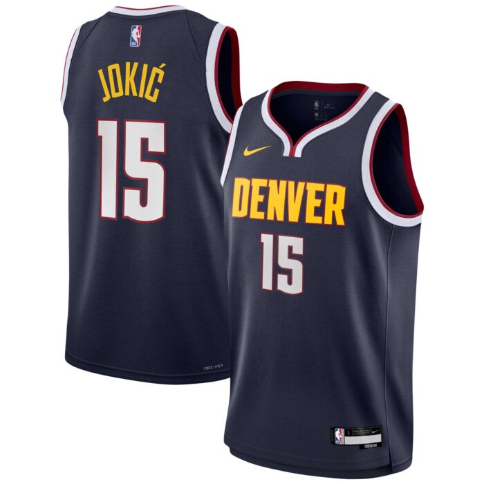 Youth Denver Nuggets Nikola Jokic Nike Navy Swingman Jersey – Icon Edition