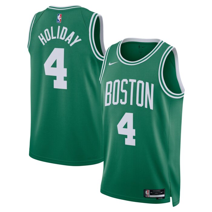 Unisex Boston Celtics Jrue Holiday Nike Kelly Green Swingman Jersey – Icon Edition