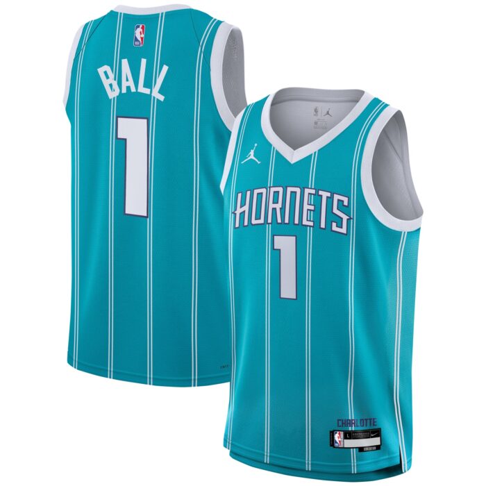 Youth Charlotte Hornets LaMelo Ball Nike Teal Swingman Jersey – Icon Edition