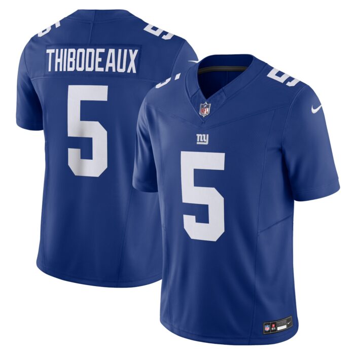 Men’s New York Giants Kayvon Thibodeaux Nike Royal Vapor F.U.S.E. Limited Jersey