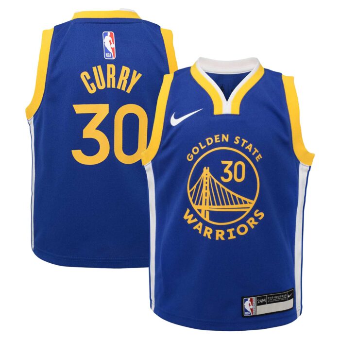 Infant Golden State Warriors Stephen Curry Nike Royal Swingman Player Jersey – Icon Edition