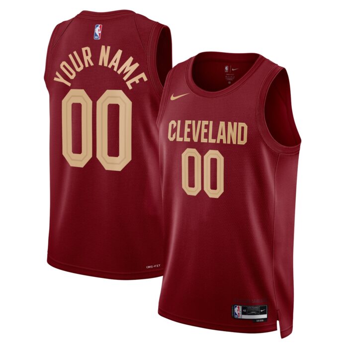 Unisex Cleveland Cavaliers Nike Burgundy Swingman Custom Jersey – Icon Edition