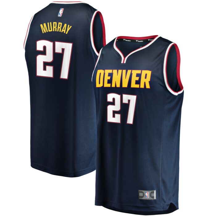 Men’s Denver Nuggets Jamal Murray Fanatics Blue Fast Break Replica Jersey – Icon Edition