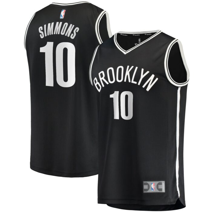 Men’s Brooklyn Nets Ben Simmons Fanatics Black Fast Break Replica Jersey – Icon Edition
