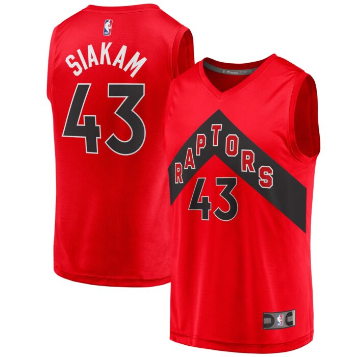 Youth Toronto Raptors Pascal Siakam Fanatics Red Fast Break Player Jersey – Icon Edition