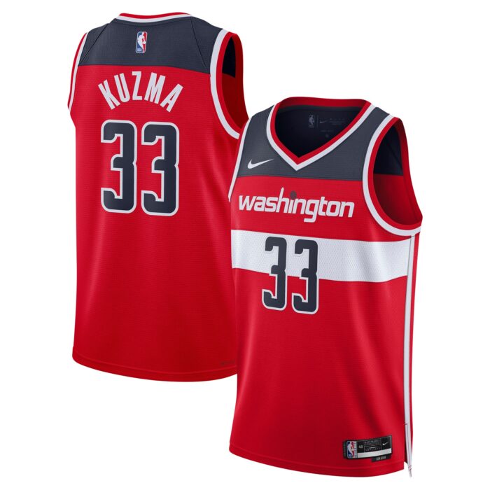Unisex Washington Wizards Kyle Kuzma Nike Red Swingman Jersey – Icon Edition