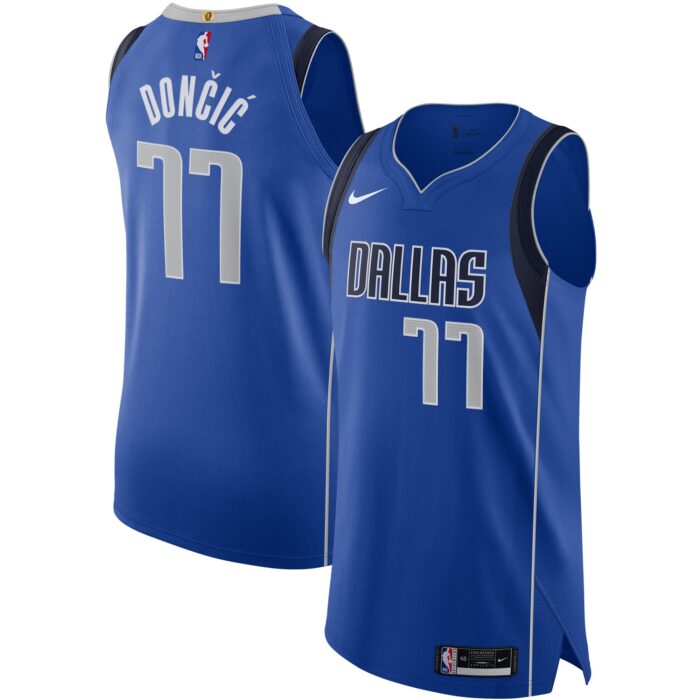 Men’s Dallas Mavericks Luka Dončić Nike Blue Authentic Jersey – Icon Edition