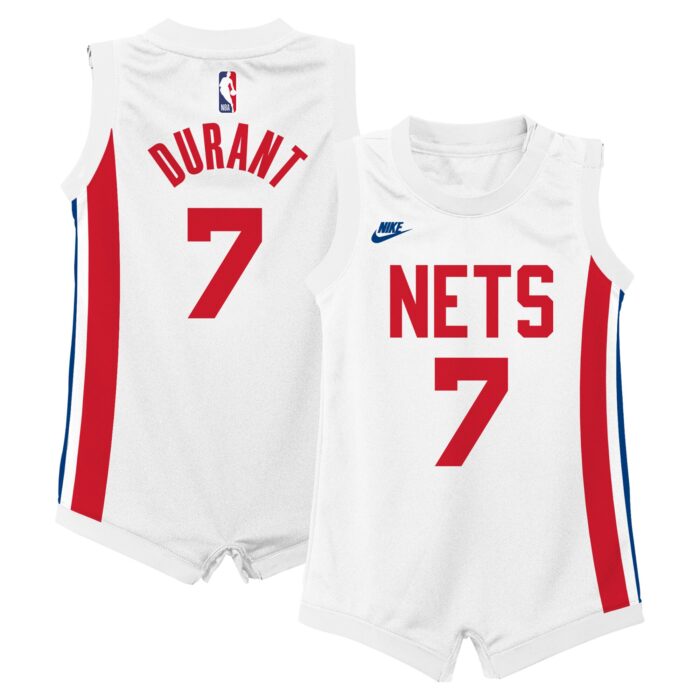 Infant Brooklyn Nets Kevin Durant Nike White Swingman Jersey – Classic Edition
