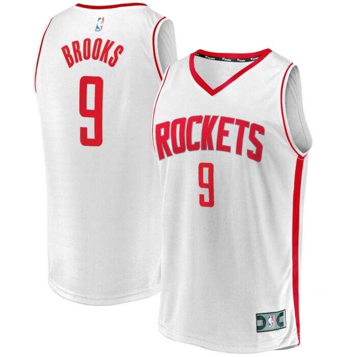 Youth Houston Rockets Dillon Brooks Fanatics White Fast Break Replica Player Jersey – Association Edition