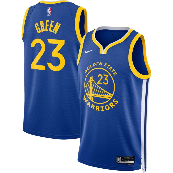 Unisex Golden State Warriors Draymond Green Nike Royal Swingman Jersey – Icon Edition